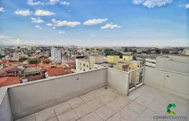 Imagem: O apartamento na cobertura possui 3 Dormitórios, 3 Banheiros