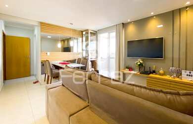 Imagem: O apartamento possui 3 Dormitórios, 2 Banheiros, 2 Vagas na