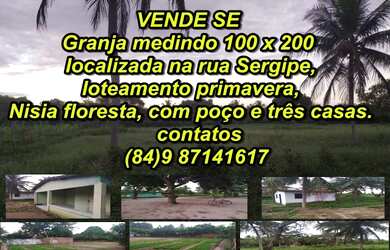 Imagem: A chácara e está localizado em Nísia Floresta, RN à venda