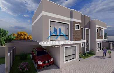 Imagem: A casa possui 3 Dormitórios, 2 Banheiros, 1 Vaga na garagem