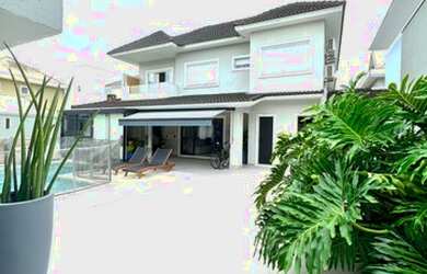 Imagem: A casa em condomínio para alugar possui 4 Dormitórios, 3 Banheiros