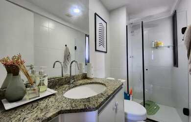 Imagem 9: Bosque Patamares, 3 quartos sendo 1 suíte, vista mar, 80m², varanda, armários e 2 vagas de