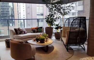 Imagem: O apartamento na cobertura possui 3 Dormitórios, 5 Banheiros