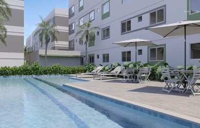 Imagem: O apartamento possui 2 Dormitórios, 2 Banheiros, 1 Vaga na