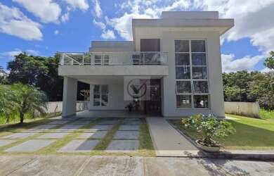 Imagem: A casa em condomínio possui 4 Dormitórios, 3 Banheiros, 4