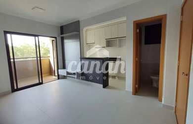 Imagem: O apartamento possui 1 Dormitório, 1 Banheiro, 1 Vaga na garagem