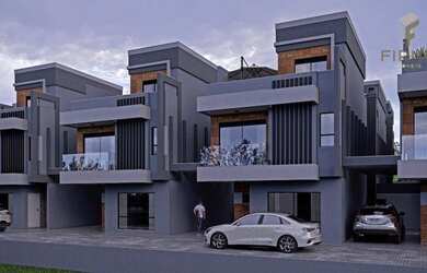 Imagem: A casa em condomínio possui 4 Dormitórios, 4 Banheiros, 2