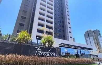 Imagem: O apartamento possui 1 Dormitório, 1 Banheiro, 2 Vagas na garagem