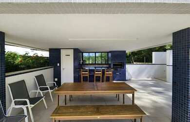 Imagem 16: Bosque Patamares, 3 quartos sendo 1 suíte, vista mar, 80m², varanda, armários e 2 vagas de