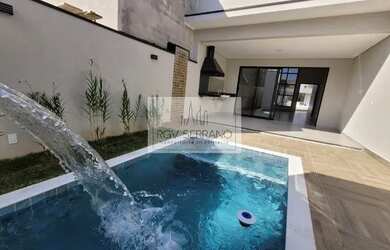 Imagem: A casa em condomínio possui 3 Dormitórios, 5 Banheiros, 4