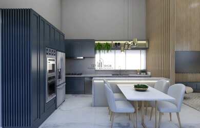 Imagem 5: Casa Jardins Bolonha. Piscina, Varanda, Imóvel novoe157m² de Área