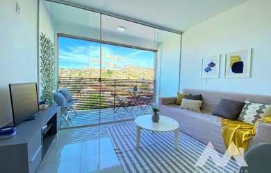 Imagem: O apartamento possui 2 Dormitórios, 2 Banheiros, 2 Vagas na