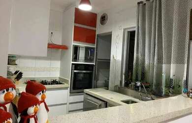 Imagem: O apartamento na cobertura possui 3 Dormitórios, 3 Banheiros