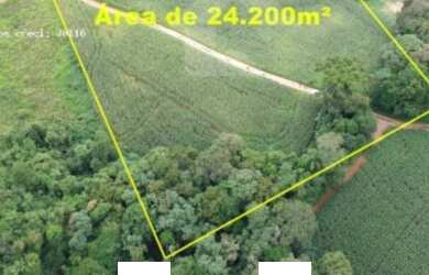Imagem: A chácara possui 24.200m² de Área e está localizado em