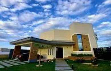 Imagem: A casa em condomínio possui 4 Dormitórios, 5 Banheiros, 4