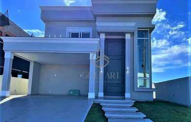 Imagem: A casa em condomínio possui 4 Dormitórios, 4 Banheiros, 4