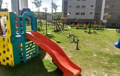 Imagem: O apartamento possui 2 Dormitórios, 1 Banheiro, 1 Vaga na garagem