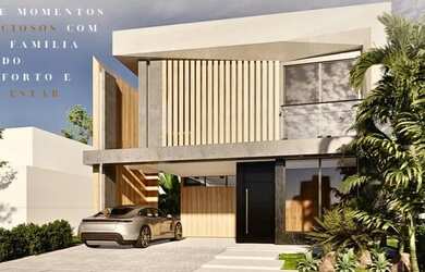 Imagem: A casa em condomínio possui 3 Dormitórios, 4 Banheiros, 4