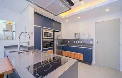 Imagem: O apartamento possui 1 Dormitório, 1 Banheiro, 1 Vaga na garagem