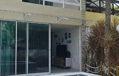 Imagem: A casa em condomínio possui 4 Dormitórios, 4 Banheiros, 1