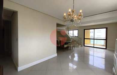 Imagem: O apartamento na cobertura possui 4 Dormitórios, 5 Banheiros