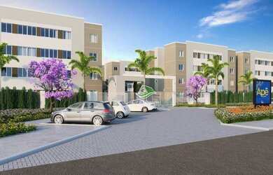 Imagem: O apartamento possui 2 Dormitórios, 1 Banheiro e 48m² de Área