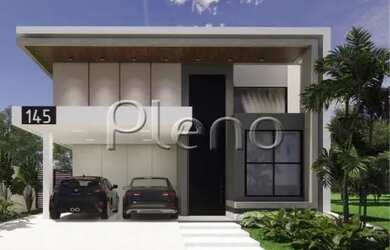 Imagem: A casa em condomínio possui 3 Dormitórios, 2 Banheiros, 4