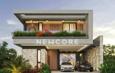 Imagem: A casa possui 3 Dormitórios, 4 Banheiros, 2 Vagas na garagem