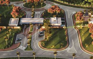 Imagem: A casa em condomínio possui 4 Dormitórios, 5 Banheiros, 2