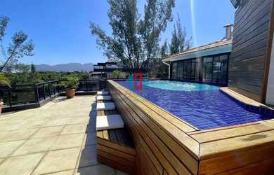 Imagem: O apartamento na cobertura possui 4 Dormitórios, 3 Banheiros