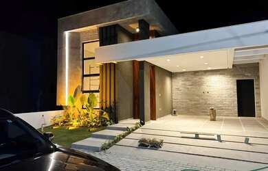 Imagem: A casa em condomínio possui 3 Dormitórios, 3 Banheiros, 2