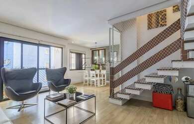 Imagem: O apartamento na cobertura possui 3 Dormitórios, 3 Banheiros