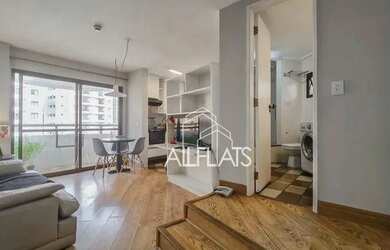 Imagem: O studio possui 1 Dormitório, 1 Banheiro, 1 Vaga na garagem