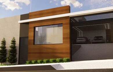 Imagem: A casa possui 4 Dormitórios, 3 Banheiros, 4 Vagas na garagem