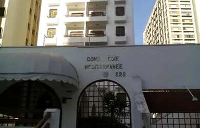 Imagem: O apartamento possui 1 Dormitório, 2 Banheiros, 1 Vaga na garagem