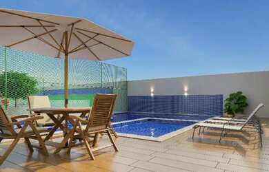 Imagem: O apartamento possui 2 Dormitórios, 2 Banheiros, 1 Vaga na