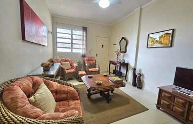 Imagem 3: Apartamento 2 Dormitórios, 1 Vaga, Vista Mar - Pompéia - Santos - SP