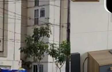 Imagem: O apartamento possui 2 Dormitórios, 1 Banheiro, 1 Vaga na garagem