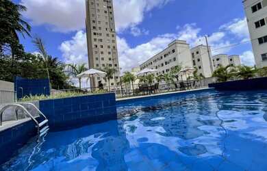Imagem: O apartamento possui 2 Dormitórios, 1 Banheiro, 1 Vaga na garagem