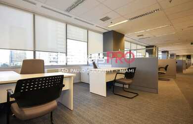 Imagem 4: Laje corporativa disponível para locação andar de 375m² na Nações...