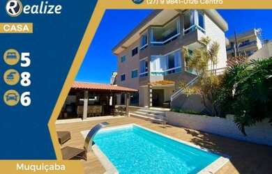 Imagem: A casa possui 5 Dormitórios, 5 Banheiros, 5 Vagas na garagem