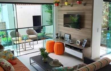 Imagem: A casa em condomínio possui 5 Dormitórios, 5 Banheiros, 2