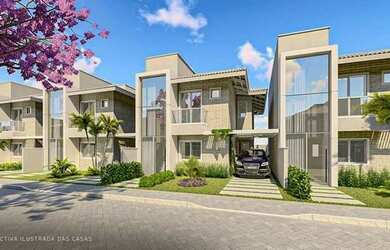 Imagem: A casa possui 4 Dormitórios, 1 Banheiro, 2 Vagas na garagem