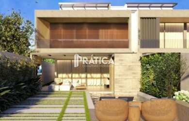 Imagem: A casa em condomínio possui 5 Dormitórios, 5 Banheiros, 2