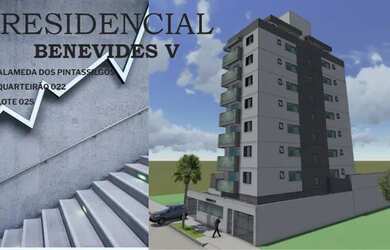 Imagem: O apartamento possui 2 Dormitórios, 2 Banheiros, 2 Vagas na