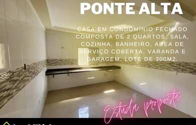 Imagem: Ponte Alta - Casa de condomínio - 2 quartos com laje