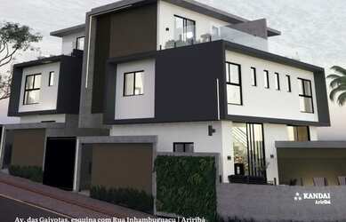 Imagem: A casa em condomínio possui 3 Dormitórios, 4 Banheiros, 2