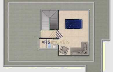 Imagem: A casa em condomínio possui 4 Dormitórios, 5 Banheiros, 2