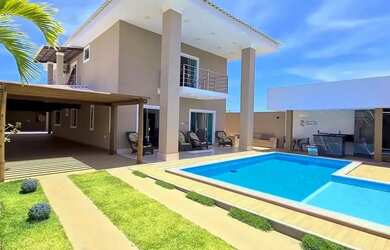 Imagem: A casa em condomínio possui 3 Dormitórios, 5 Banheiros, 5