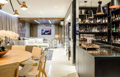 Imagem: O apartamento possui 3 Dormitórios, 4 Banheiros, 3 Vagas na